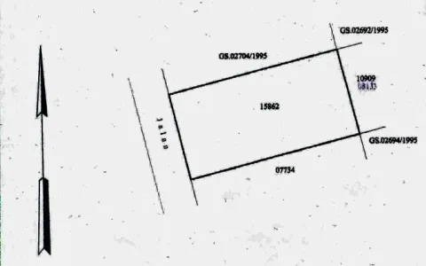 Tanah dijual cepat taman griya a535